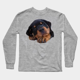 Cute Rottweiler Puppy Long Sleeve T-Shirt